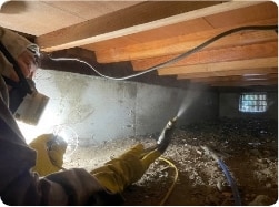 土台や根太、束までしっかり処理